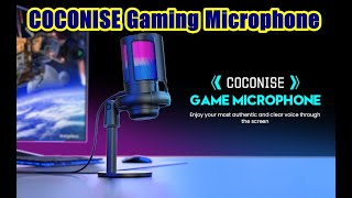 COCONISE Gaming Microphone  Key Features [upl. by Anwadal]