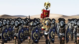 4800 Citizen Milita Vs 2400 Elite Praetorian  Total War Rome 2 [upl. by Araeic35]