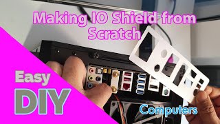 Making Motherboard IO Shield from Scratch  Easy DIY [upl. by Akinam]