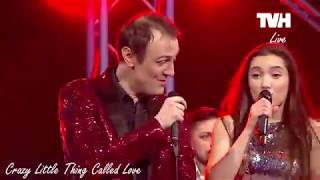 CRAZY LITTLE THING CALLED LOVE  Calin Geambasu Band  LIVE at TV Show [upl. by Etteniotnna]