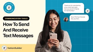 How to send and receive text messages with NationBuilder [upl. by Nisay]