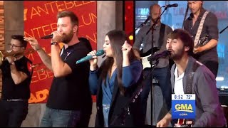 Lady Antebellum Perform quotWhat If I Never Get Over Youquot Amongst Fans [upl. by Gibby745]