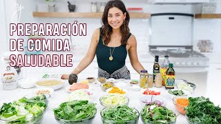 TIPS y PREPARACIÓN DE COMIDA SALUDABLE para la semana [upl. by Haraz]