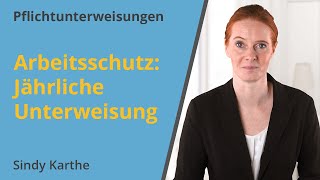 Arbeitsschutz Jährliche Unterweisung 110 Lektionen [upl. by Kramnhoj]