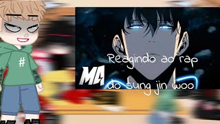 Gacha club  Solo leveling react rap do sung jin woo  m4rkim [upl. by Ries]