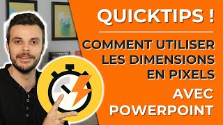 Comment créer facilement une bannière avec PowerPoint et avoir les dimensions en pixels [upl. by Anilehcim]