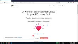Videoder PC video downloader [upl. by Yanetruoc]