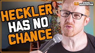 Megan Gailey and Steve Hofstetter Team Up on a Drunk Heckler  Steve Hofstetter [upl. by Betthezul]