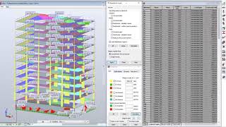 Robot Structural Analysis Professional 2023 Gravity analysis with Load Takedown Method [upl. by Cohen962]