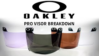 Oakley Pro Visors  Complete Breakdown  Install [upl. by Esiuqram914]