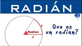 Qué es un Radián [upl. by Sukcirdor]