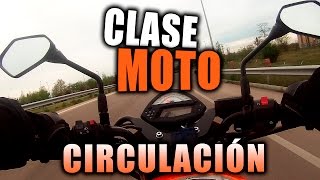 Autoescuela Lara Clase Práctica de Moto Circulación Clases manejo moto [upl. by Noivad502]