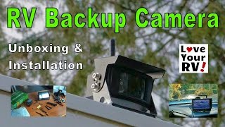 Installing a TadiBrothers Wireless RV Back Up Camera [upl. by Lucchesi]