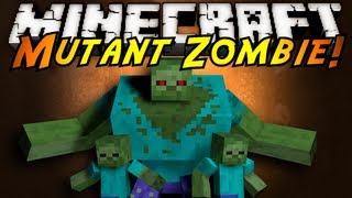 Minecraft Mod Showcase  MUTANT ZOMBIES [upl. by Ymrej]