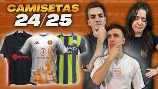 REACCIONAMOS a las CAMISETAS FILTRADAS de la PRÓXIMA TEMPORADA 2425  PARTE 2 [upl. by Aynik515]