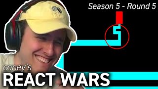 Coneys REACT WARS  Jumpscare  Season 5 Round 5 [upl. by Miko]