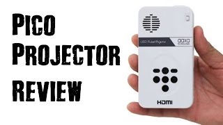 LED Pico Pocket HDMI Projector REVIEW [upl. by Xuerd]