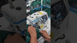 How to use Overlock Machine Fabric Adjustable Guide technical Guide shortsvideo overlockmachine [upl. by Shurwood]