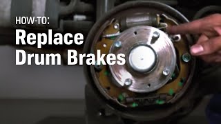 AutoZone Car Care How to Replace Drum Brakes [upl. by Slaughter]