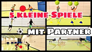 5 kleine Spiele  Schulung der Ball Koordination und Kräftigung [upl. by Akemed676]