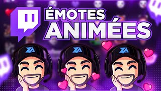 Comment Avoir des Émotes Animées pour Twitch avec Tutoriel Photoshop [upl. by Sairacaz482]