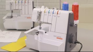 b48  b44 Tutorial – Basic overlock settings and sewing test 415 [upl. by Ainej]