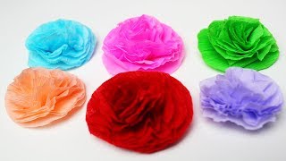 Giant Crepe paper flower for room decorFlores de papel crepeHandmade Cherry BlossomPaperSaiArts [upl. by Bosson33]