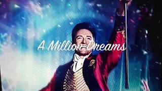 A Million Dreams lyricsby Ziv Zaifman Hugh Jackman amp Michelle Williams [upl. by Eiramait81]