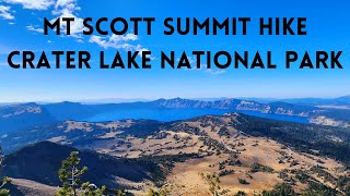 MT SCOTT SUMMIT HIKE CRATER LAKE NATIONAL PARK [upl. by Brote]