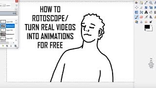 How to RotoscopeTurn Video into an Animation using Free Software [upl. by Meerak425]