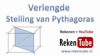 Verlengde stelling van Pythagoras [upl. by Reppart]