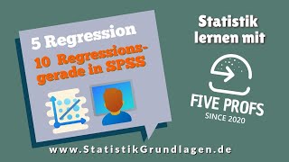 510 Streudiagramm mit Regressionsgerade in SPSS [upl. by Leiahtan392]