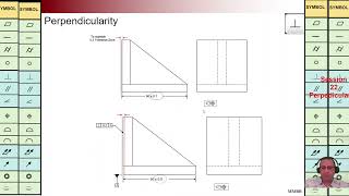 GDampT Perpendicularity Perpendicularity for Surface and Axis Perpendicularity with Modifier MMC [upl. by Wanonah305]