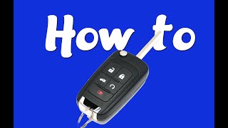 How to program replacement or a new key fob for Camaro 3 ways plus a fix [upl. by Enelrihs]