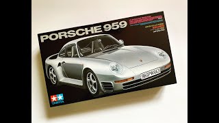 PORSCHE 959  TAMIYA 124  ENGINE  PART 1 [upl. by Epolenep67]