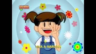 Mariana  Videoclipe Infantil Galinha Pintadinha [upl. by Hairahs]