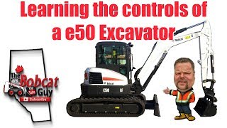 How to Operate a MiniExcavator The Bobcat Guy [upl. by Umeh973]