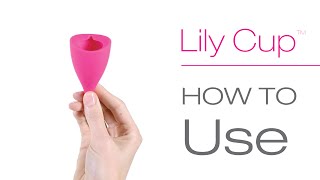 How to Use a Lily Cup  Lily Cup Compact  INTIMINA [upl. by Housen359]