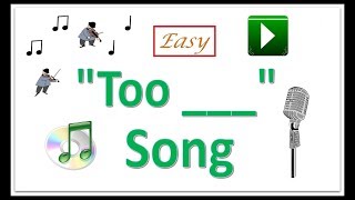 How To Teach Too and Enough  TooEnough Song [upl. by Dyob712]