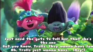 Trolls  Trolls Just Wanna Have Fun SongLyrics Trolls2 World Tour [upl. by Narah]