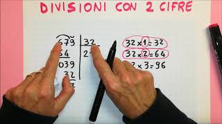 Divisioni con 2 cifre al divisore [upl. by Hube]