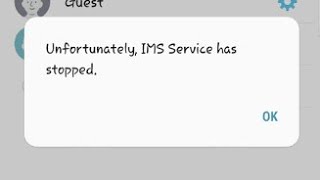 How to fix ims service has stopped samsung j2 j3 j5 j6 j7 [upl. by Htrowslle]