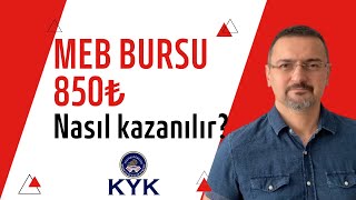 850₺ MEB BURSU NASIL ALINIR BURS BAŞVURUSU [upl. by Tamer295]