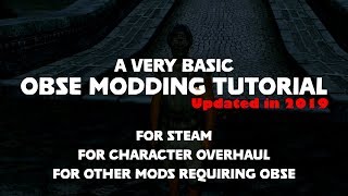 Oblivion Modding Tutorial Updated  Installing OBSE into Steam [upl. by Hpesojnhoj]