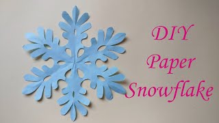 DIY Paper Snowflake  Pahulje od papira pahuljice od papira [upl. by Waldman]