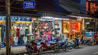 Hua Hin Downtown Evening Thailand [upl. by Tobi]