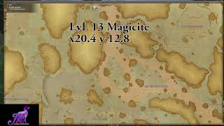 FFXIV Magicite Locations For Krilles Quests [upl. by Anilatsyrc93]