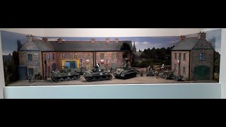 135th SCALE WW2 FRENCH VILLAGE LIBERATION DIORAMA [upl. by Lodovico]