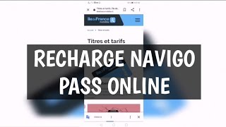 How to order NAVIGO PASS Online  PARIS TRANSPORT  FRANCE for INTERNATIONALS [upl. by Crowley]