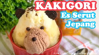 KAKIGORI  ES SERUT KEKINIAN  JAPANESE CRUSHED ICE DESSERT [upl. by Mont978]